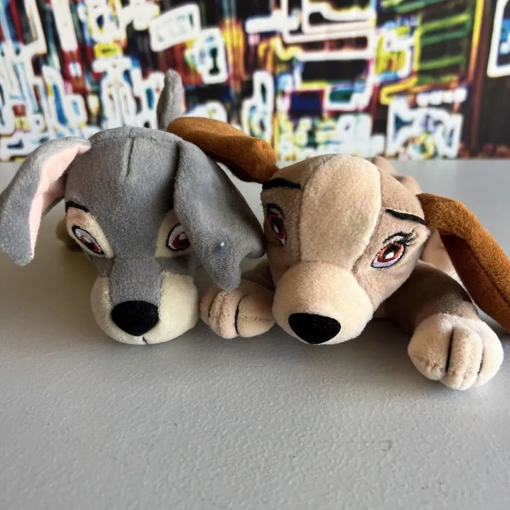 Disney Lady And The Tramp‎ Beanie Plushies